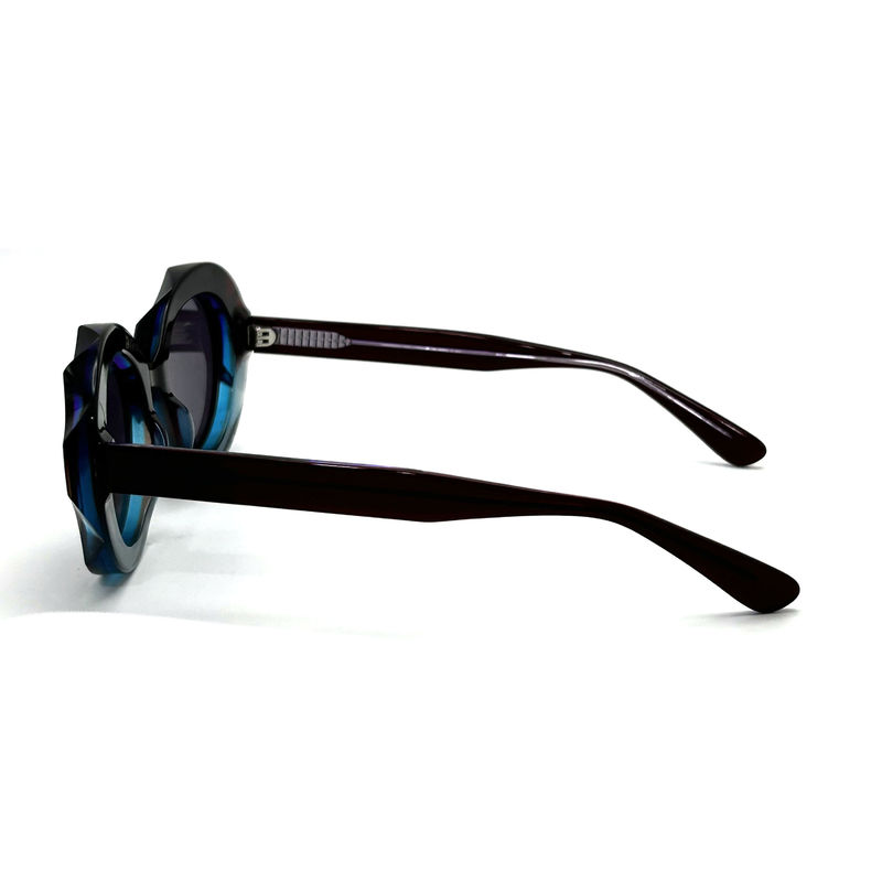 Les lunettes de soleil à cadre d'acétate avec 100% de protection UV-AS123, ODM / OEM