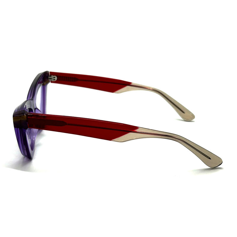 Acétate feuille papillon forme des yeux Acétate cadre lunettes de soleil-modèle AS076, sur mesure / OEM Fabrique de lunettes de soleil