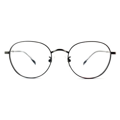 Bon prix FM2571 lunettes d' optique en acier inoxydable, cadre rond, unisexe. en ligne