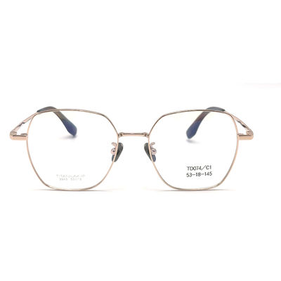 Bon prix TD074 Cadre optique élégant en titane - lunettes de soleil aviateur unisexe en ligne