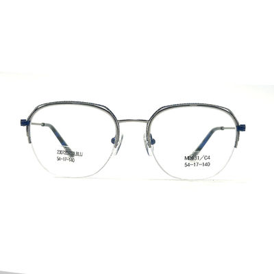 Bon prix MD131 Cadres optiques métalliques à demi-cercle contemporains pour toutes les occasions en ligne